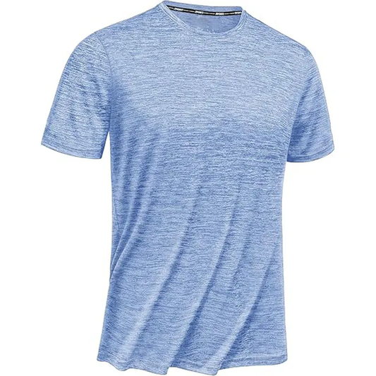 Men's Cotton Blend Short Sleeve Tees Moisture Wicking Odor Protection
