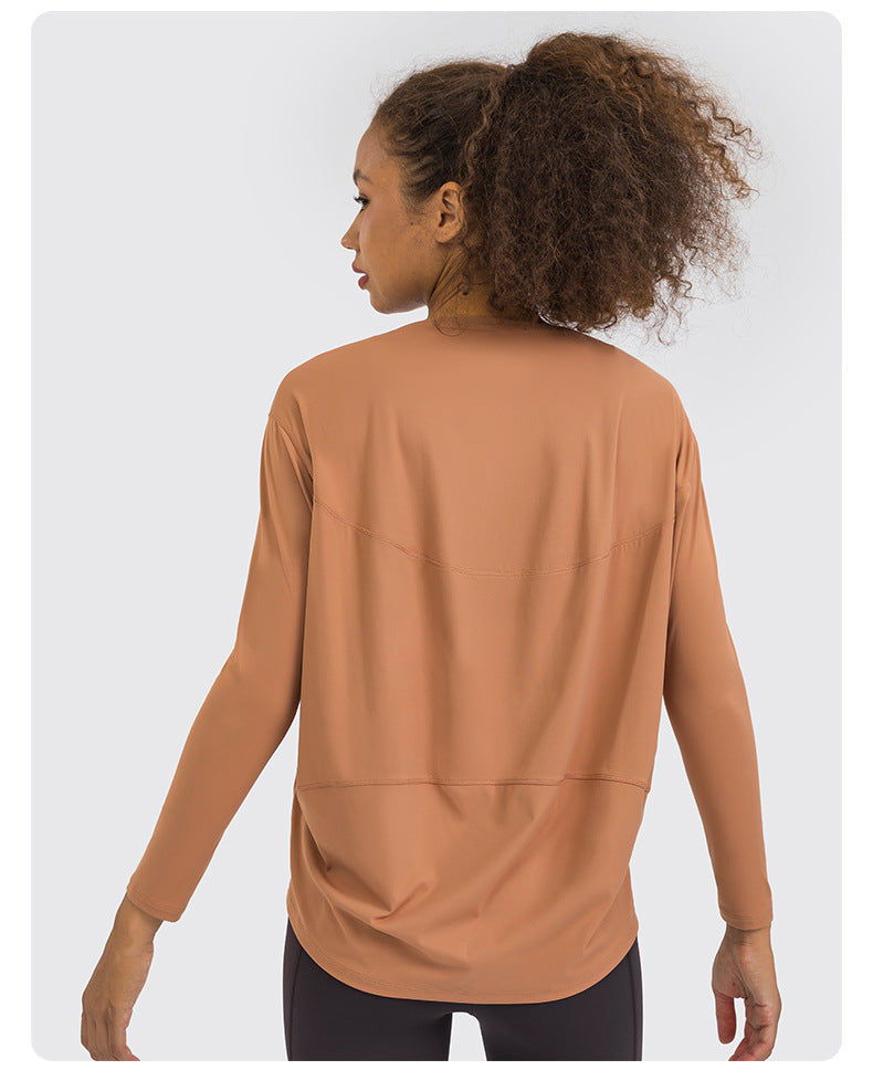 Womens Long Sleeve Casual Tops Loose Fall Trendy Outfits Winter Clothes