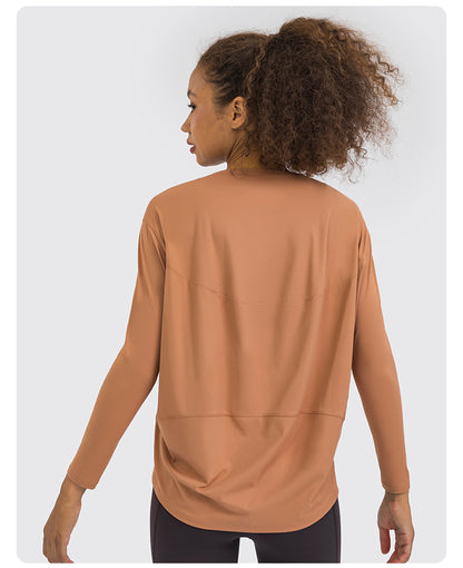 Womens Long Sleeve Casual Tops Loose Fall Trendy Outfits Winter Clothes