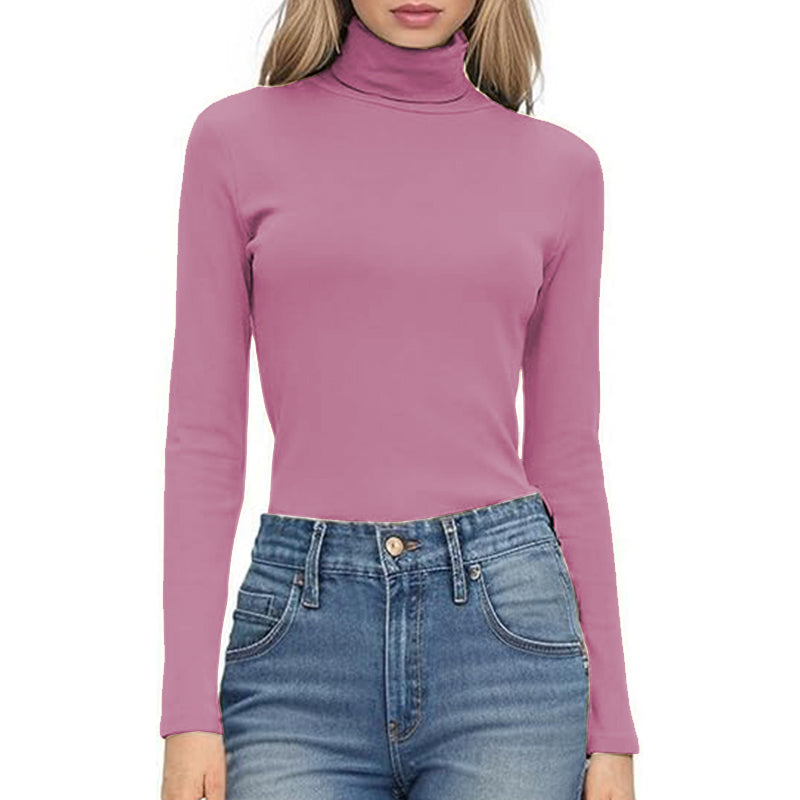 Long Shirt Stretchy Women Square Long Sleeve Shirts Lady Breathable Fabric Top