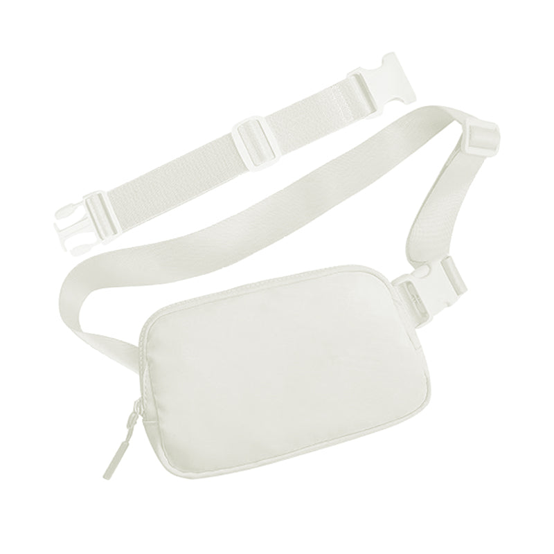 Zipper Fanny Pack Nylon Everywhere Belt Bag for Women