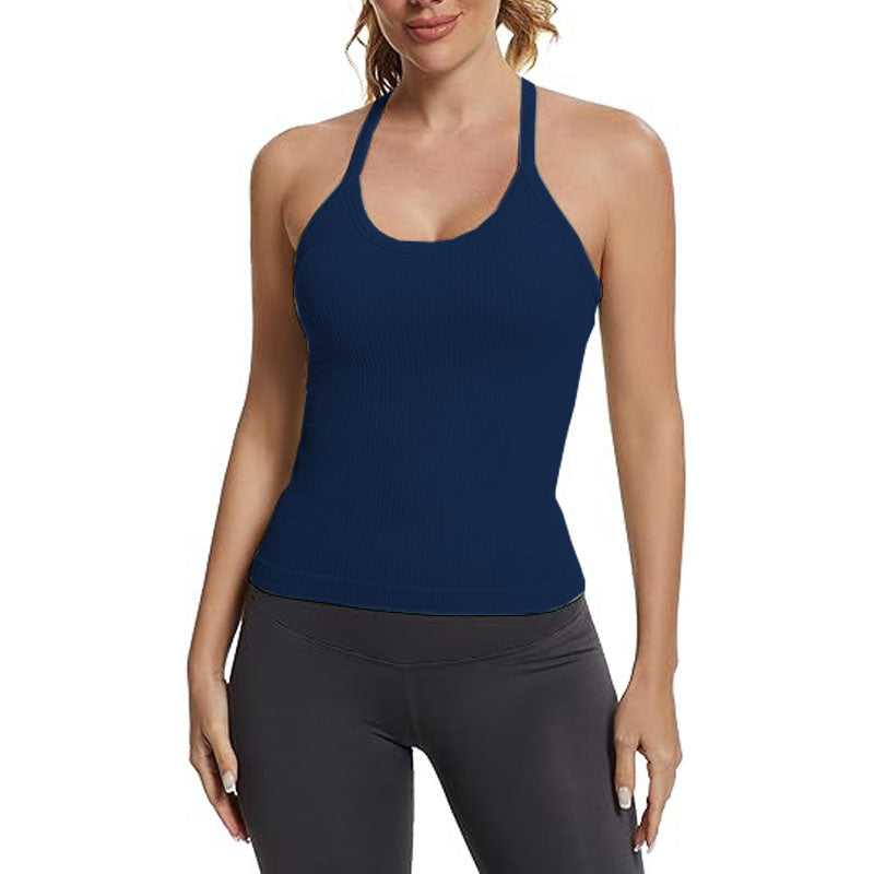 Workout Tank Tops with Built in Bra Racerback Athletic Tank Tops