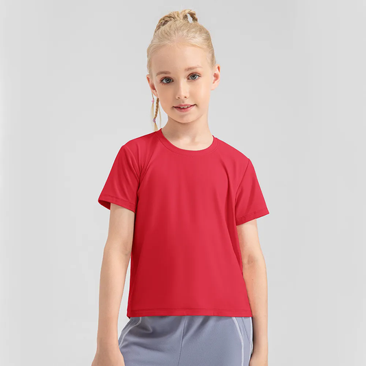 5 Colors Girls Kid Clothing Children Yoga Sports DanceTank Top Shirts