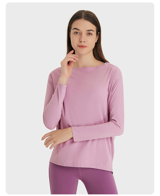 Womens Long Sleeve Casual Tops Loose Fall Trendy Outfits Winter Clothes