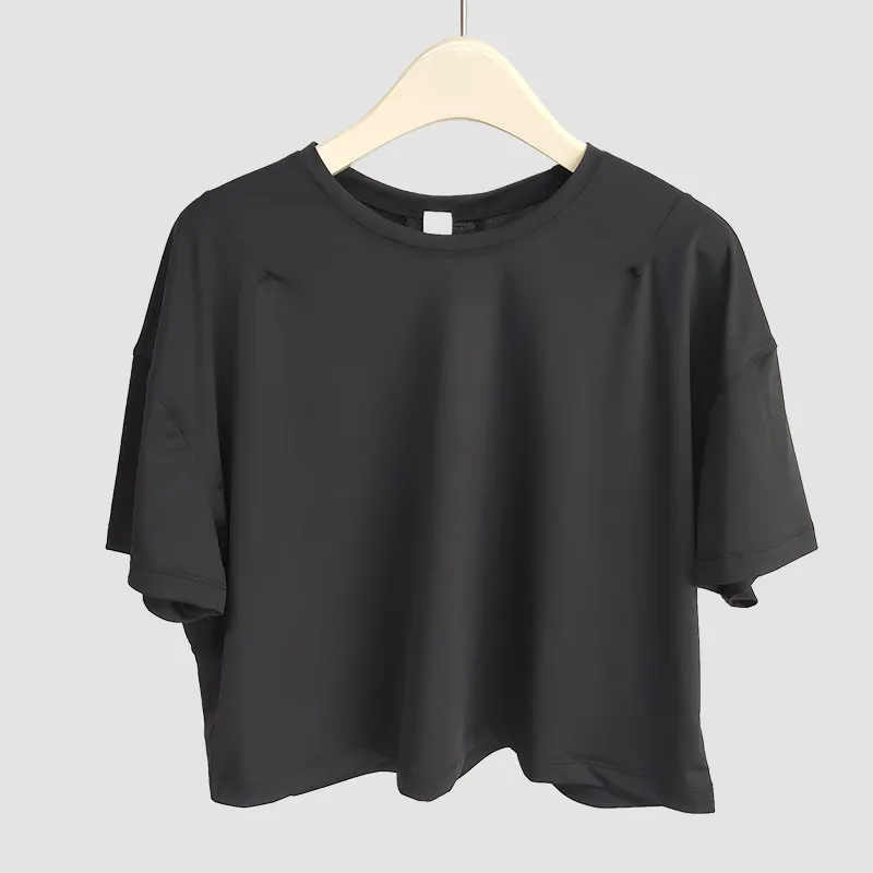 Yoga Shirts Outdoor Women Fitness Top Loose ndage Running Crop Tank