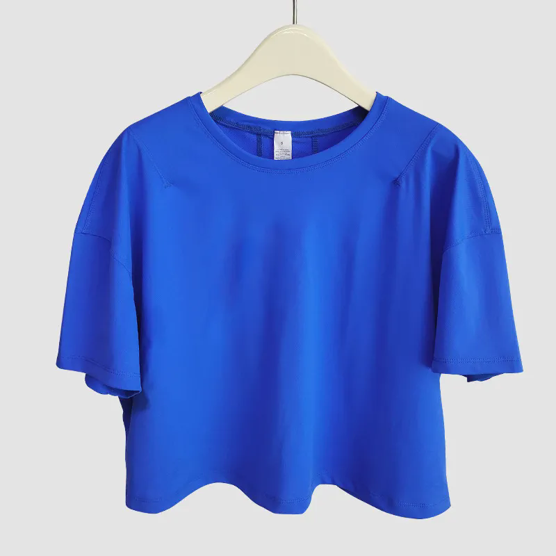 Yoga Shirts Outdoor Women Fitness Top Loose ndage Running Crop Tank