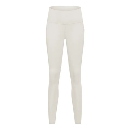 Women Back Waist Legging Naked Feel Fitness Pants Stretchy High Waist