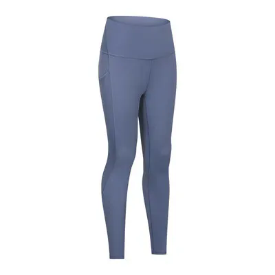 Women Back Waist Legging Naked Feel Fitness Pants Stretchy High Waist
