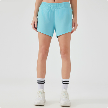 2025 Women Running High Waisted Pocket Sporty Workout Shorts