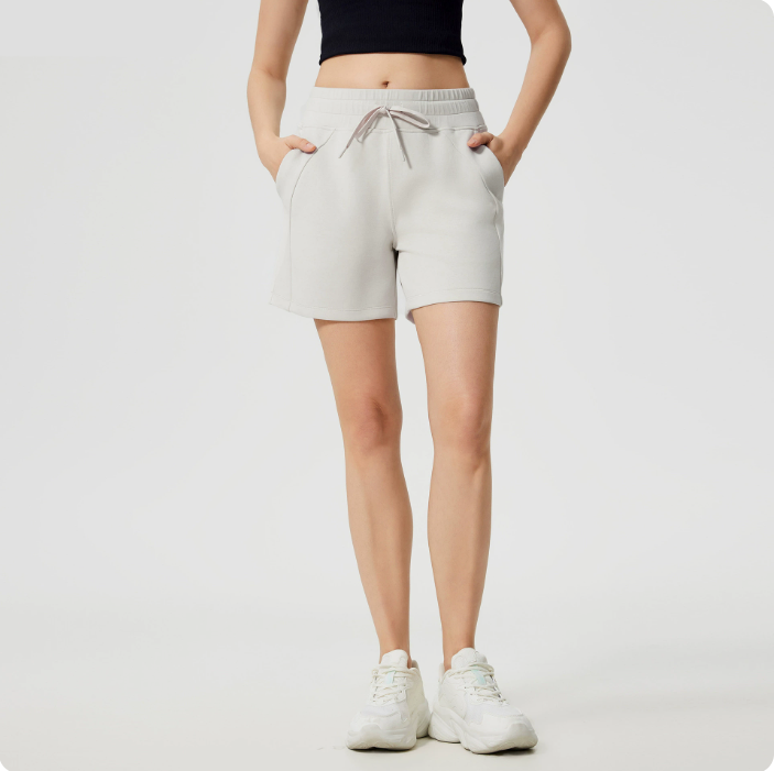 Women Running High Waisted Pocket Sporty Workout Short
