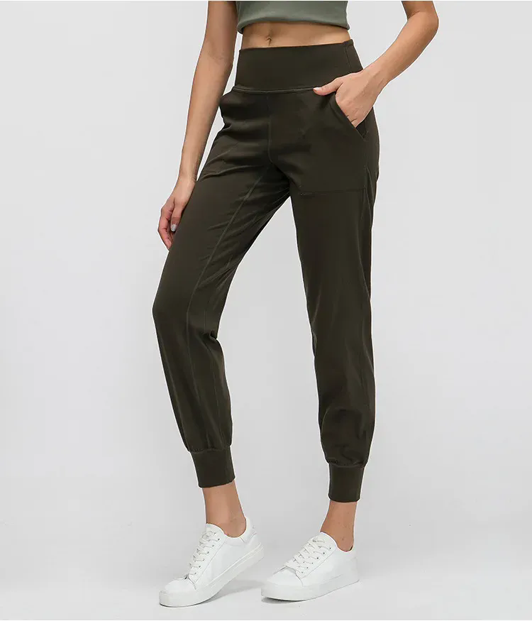 Women Jogger Yoga Pants Casual Ankle Length Work Office Trouser Slacks