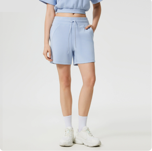 Women Running High Waisted Pocket Sporty Workout Short