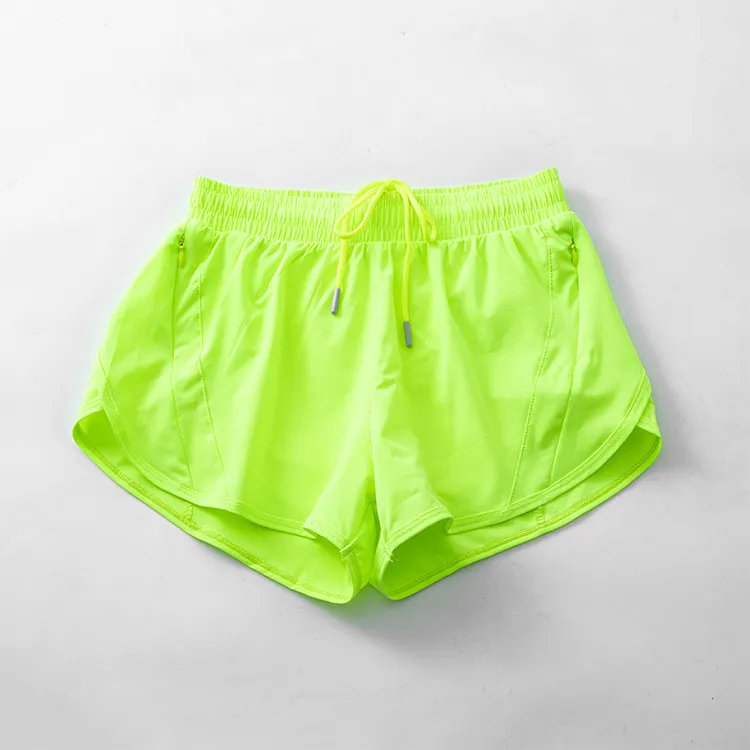 Women Running Shorts Quick Dry Bottom Loose Sport Yoga Liner Shorts