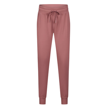 Women Drawstring Pants Fitness Sweatpants 4-Way Stretch Thicker Leggings