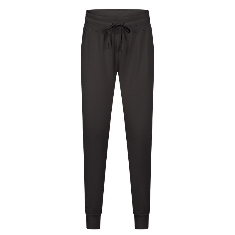 Women Drawstring Pants Fitness Sweatpants 4-Way Stretch Thicker Leggings