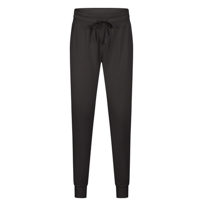 Women Drawstring Pants Fitness Sweatpants 4-Way Stretch Thicker Leggings
