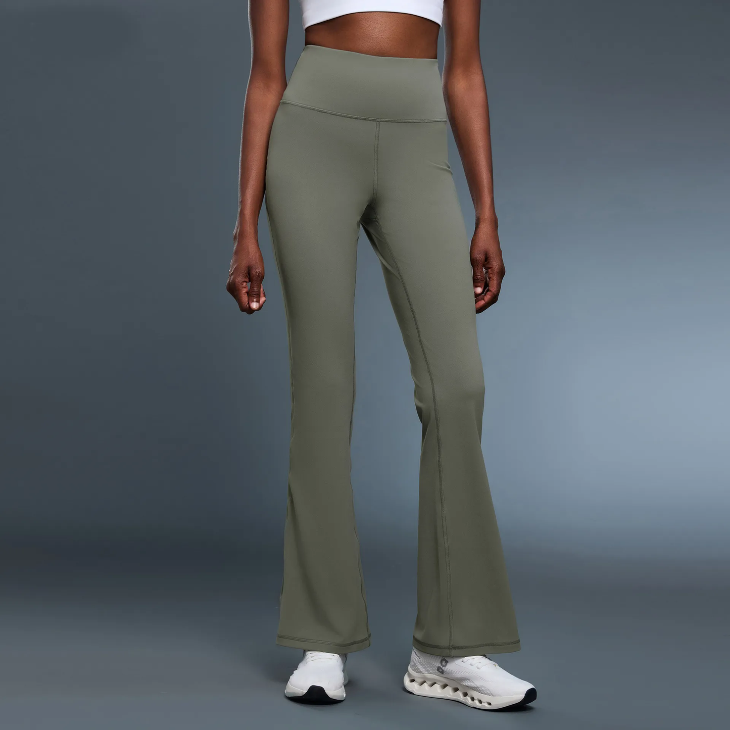 Women Wide Cut Pants Fitness Women Loose High Waist Legging