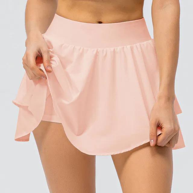 Women's Pleated Skater Skirt Basic Casual High Waisted Skirts