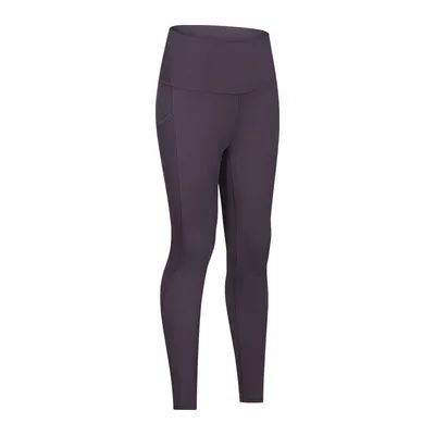 Women Back Waist Legging Naked Feel Fitness Pants Stretchy High Waist