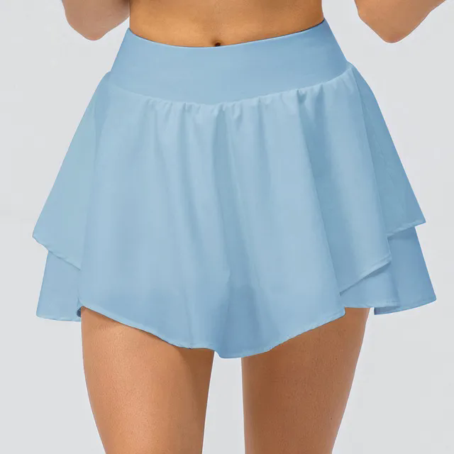 Women's Pleated Skater Skirt Basic Casual High Waisted Skirts