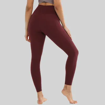 Women Pant Yoga Pant Squat Proof 4-Way Stretch Sport Gym Fitness Tights