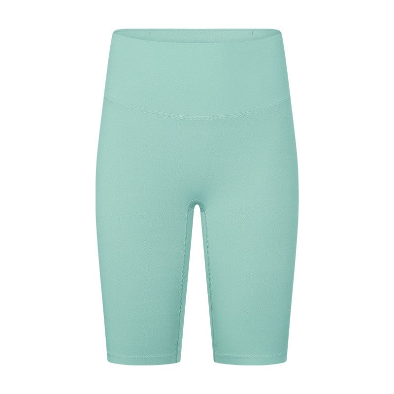 Womens High Waisted Tummy Control Spandex Shorts for Yoga Running Gym