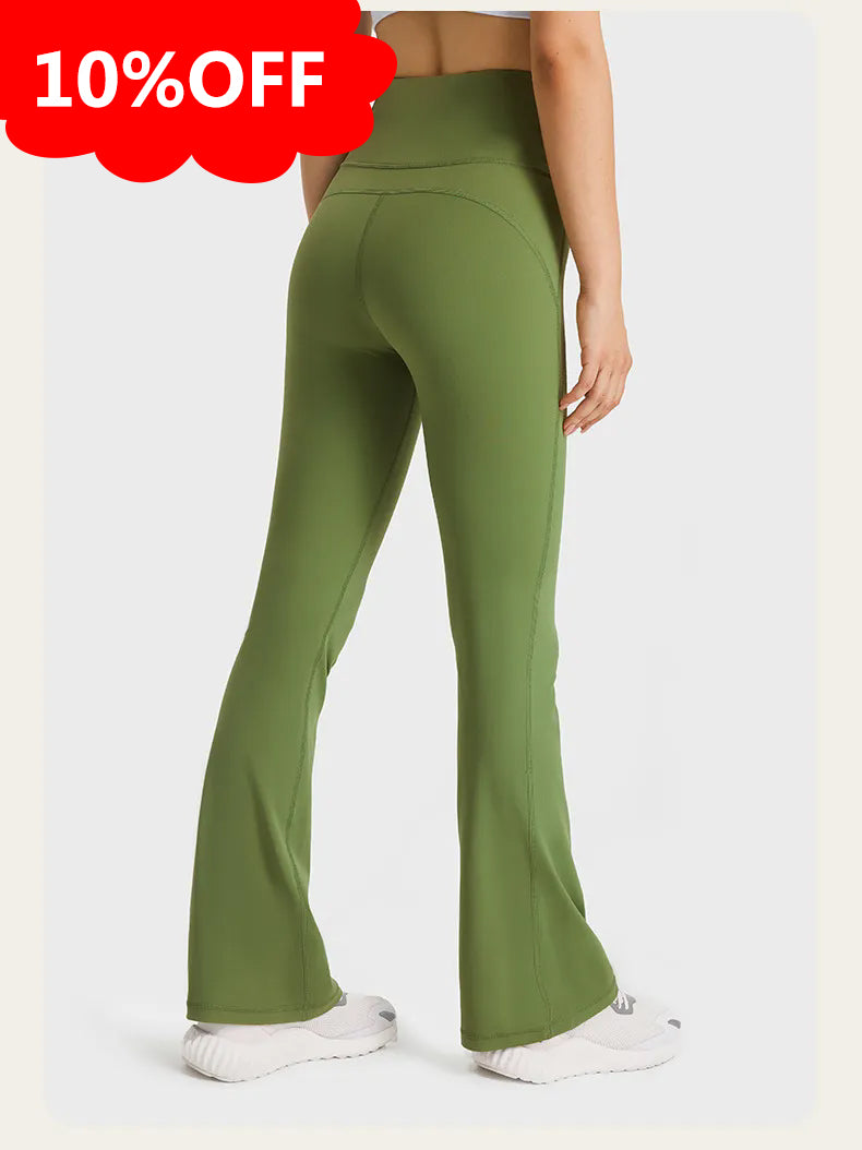 Women Wide Cut Pants Fitness Women Loose High Waist Legging