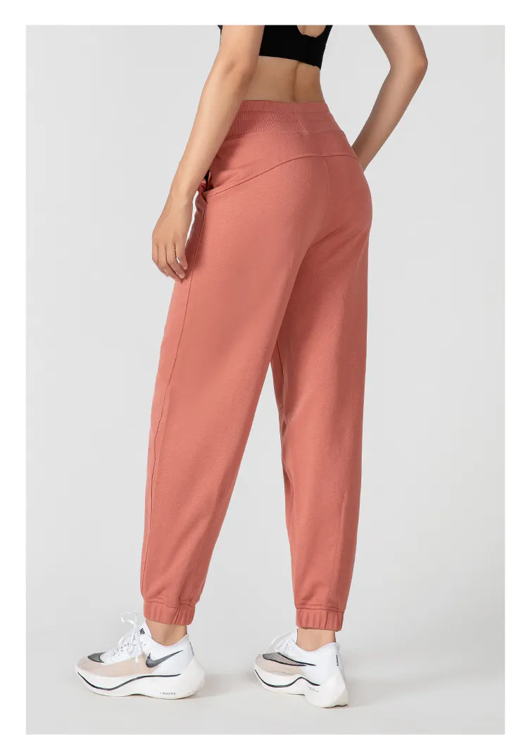 Women Pants Cotton Felling Thick Ankle Sweatpants Athletic Lounge