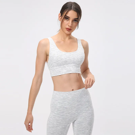 Women Spaghetti Strap Sports Bra Padded Workout Bras