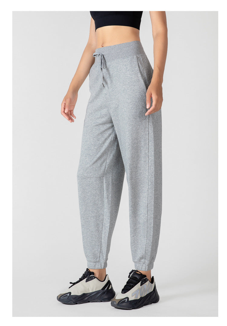 Women Pants Cotton Felling Thick Ankle Sweatpants Athletic Lounge