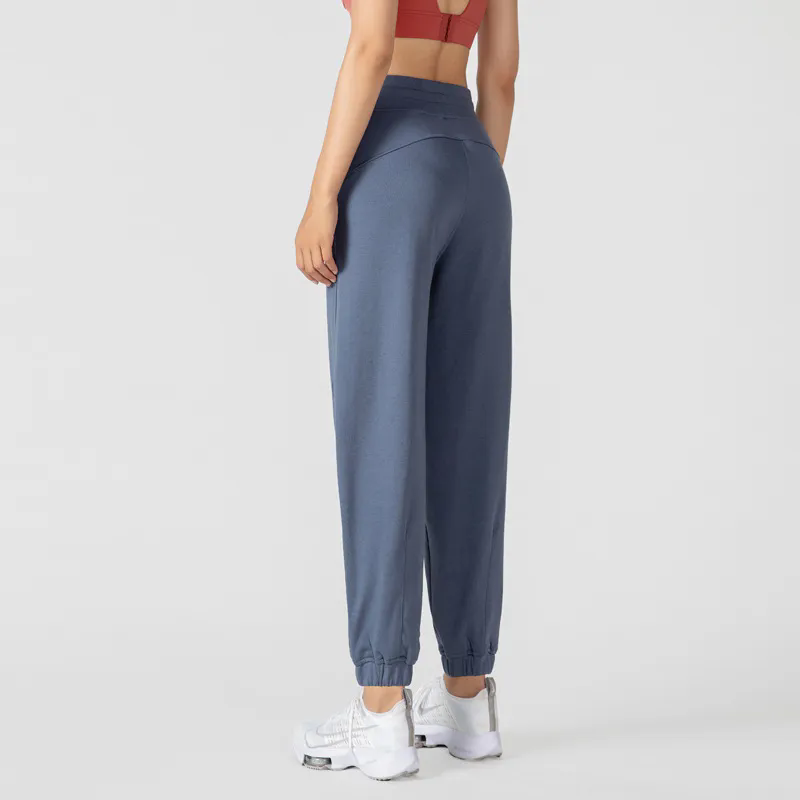 Women Pants Cotton Felling Thick Ankle Sweatpants Athletic Lounge