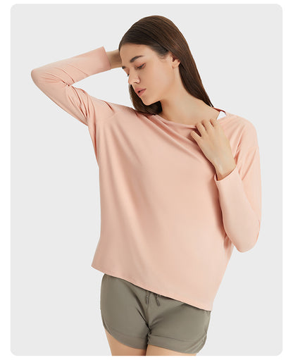 Womens Long Sleeve Casual Tops Loose Fall Trendy Outfits Winter Clothes